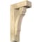 Ekena Millwork Olympic Block Rough Sawn Bracket w/ Offset Brace, Douglas Fir, 6"W x 16"D x 28"H BKT0604X16X28OLY05RDF - alternate 1
